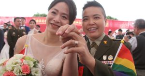 Two Same-Sex Couples in Military Marry in a First for Taiwan