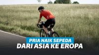 Pria Ini Keliling Dunia dari Asia ke Eropa Naik Sepeda