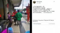Ayah dan Anak Ini Makan Satu Meja dengan Gelandangan