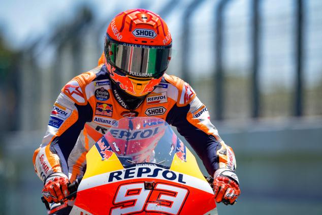 Marc Marquez Finis Ke-7 di MotoGP Portugal, Valentino Rossi Beri Peringatan : Okezone Sports