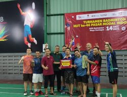 Kompetisi Sengit di Final: PROPAMI Juara Turnamen Bulutangkis HUT Pasar Modal