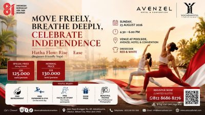 Cek Jadwal dan Lokasi Yoga Eksklusif Kemerdekaan di Avenzel Cibubur